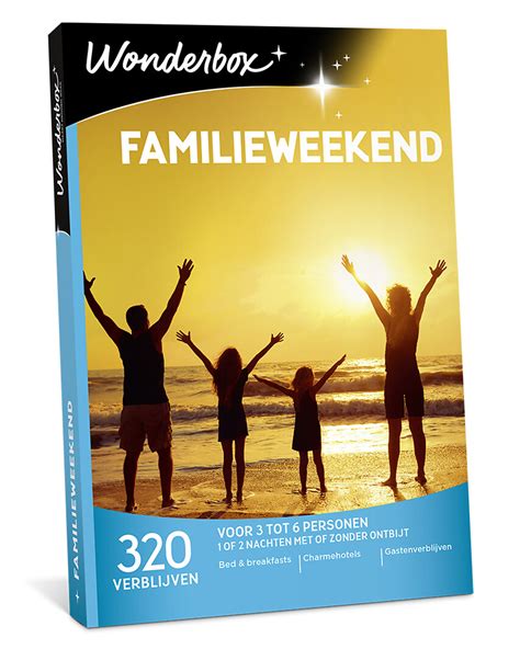 Geschenkdoos Familieweekend Wonderbox