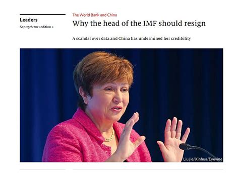 La Revista The Economist Exigió La Renuncia De Kristalina Georgieva La