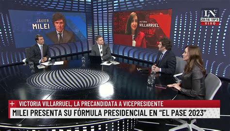 Rebeca Fleitas on Twitter Javier Milei presentó a su compañera de