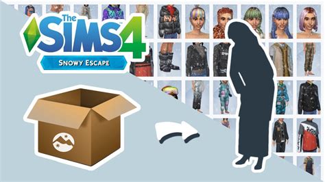 The Sims 4 Snowy Escape Cas Youtube