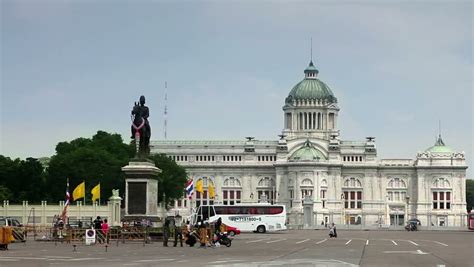 BANGKOK - 23 OCTOBER 2011: Thai Parliament Building Stock Footage Video ...