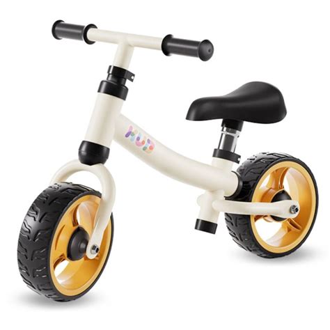 Bicicleta De Balance Sin Pedales Infantil Crema Kub Kub