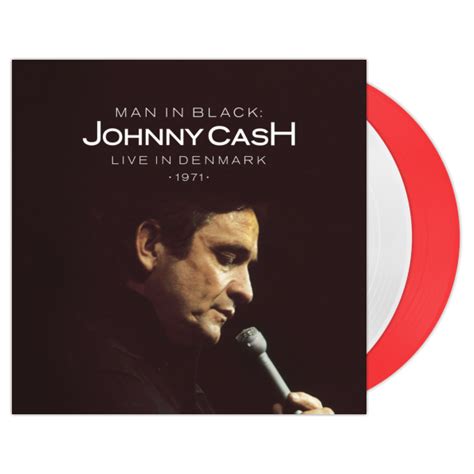 Виниловая пластинка Man In Black Live In Denmark 1971 Johnny Cash