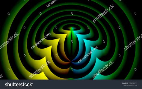 Leader Creates Waves Positive Energy Wallpaper Stock Illustration ...