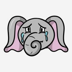 Sad Elephant Cartoon Vector Images (over 150)