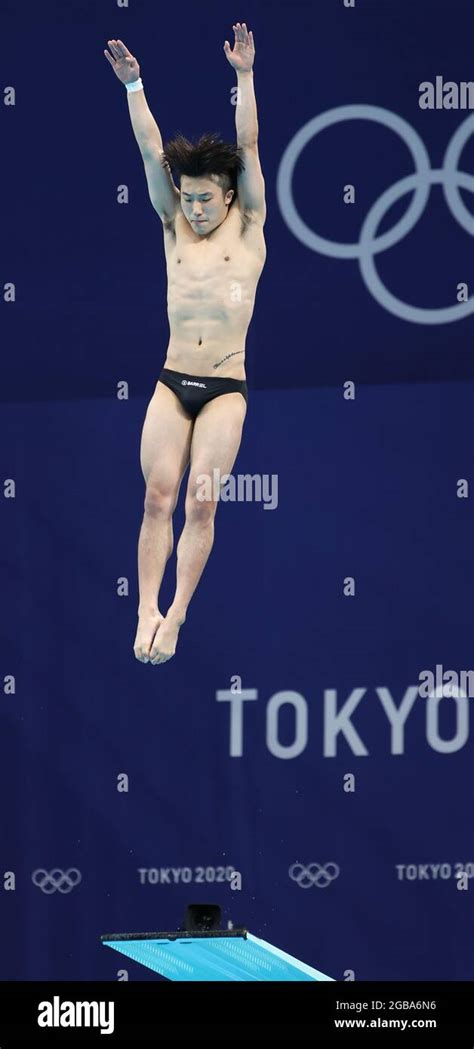 03rd Aug 2021 Men S 3m Diving Finals South Korean Diver Woo Ha Ram