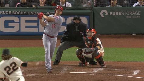 CIN SF Bruce Cranks A Pair Of Two Run Homers YouTube