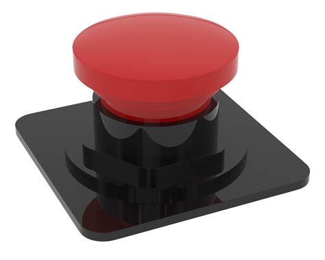 Red Button Isolated On Background 3d Rendering Illustration 45723367 Png