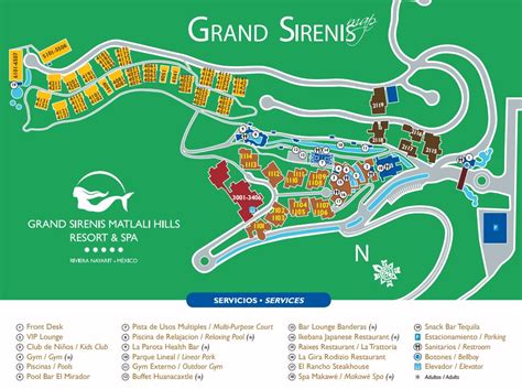 Resort Map Grand Matlali Riviera Nayarit Riviera Nayarit Mexico