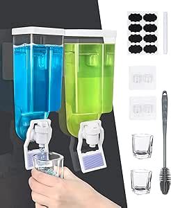 Amazon Fortuning S Jds Oz Mouthwash Dispenser For Bathroom