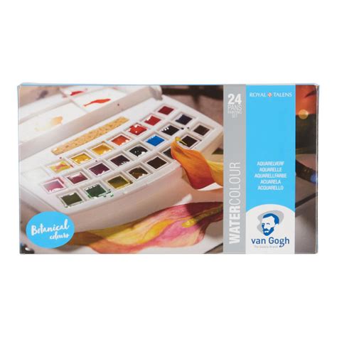 Van Gogh boîte de 12 godets aquarelle assortiment Surdiscount