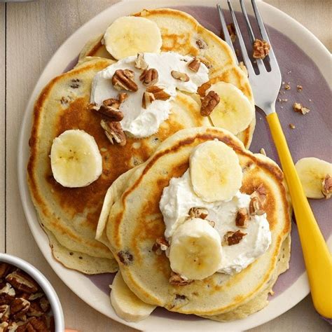 Banana Nut Pancakes Recipe How To Make It