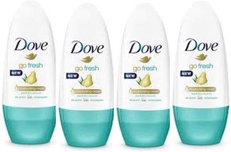 Dove Deo Roller Go Fresh Aloë Vera Poire Pack économique 4 x 50