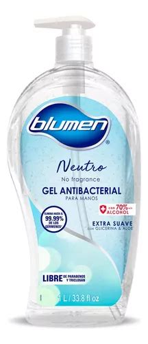 Gel Antibacterial Blumen Clear Advanced 12 Piezas 1 Litro Envío gratis