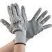 Cordova Caliber Salt And Pepper HPPE Synthetic Fiber Gloves With Gray