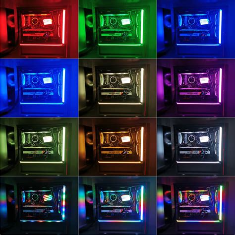 Mua Airgoo Neon Addressable Rgb Pc Led Strip X Inch Leds Diffused