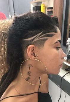 Cabelo Feminino Cortado Na Máquina 4 - 170 ideias de Cabelos Cortados Na Máquina Feminino | cabelo raspado ...