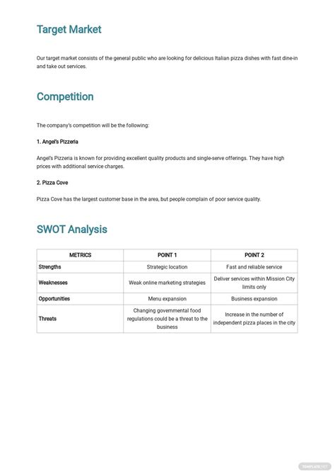 Quarterly Business Plan Template Elgheko