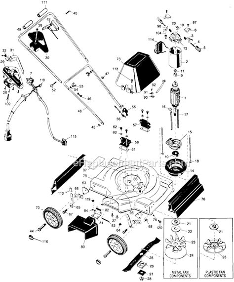 Black And Decker Electric Lawn Mower Replacement Parts