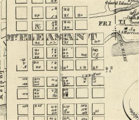 1847 Farm Line Map Of Hamilton County Ohio Etsy