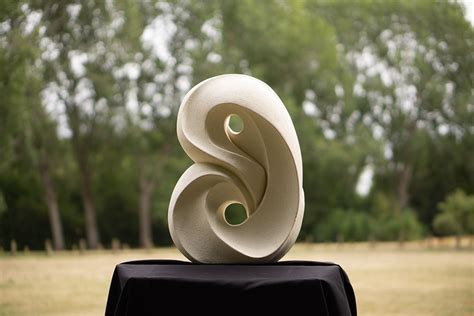 Abstract sculpture in stone