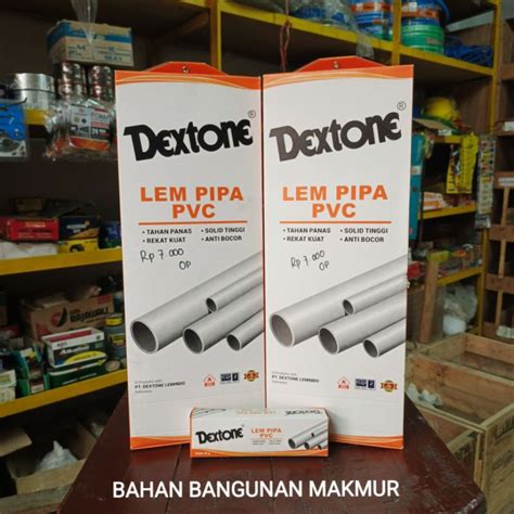 Jual Lem Pipa Pvc Dextone Lem Paralon Tube 40gr Lem Pvc Lem Fitting