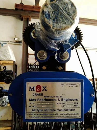 Mox Industrail 3 Ton Electric Chain Hoist For Workshopfactory 415 V At Rs 63000 In Ahmedabad