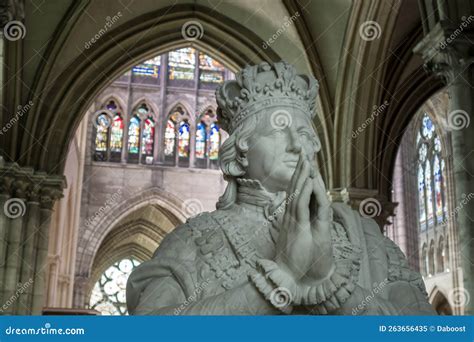 Tomb of King Louis XVI, in Basilica of Saint-Denis Editorial Image ...