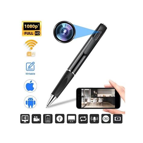 Stylo micro caméra espion cachée Wifi Vidéos Full HD 1080P