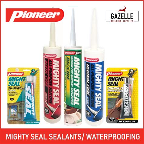 Pioneer Mighty Seal All Purpose Silicone Sealant Neutral Cure Biocide