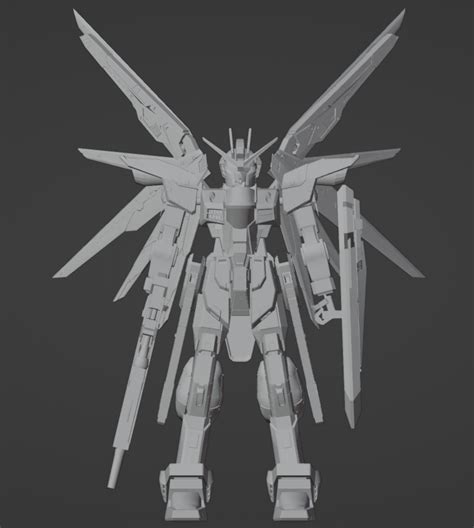 Archivo Stl Gundam Libertad 3d・diseño De Impresión En 3d Para