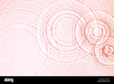 Pink Water Texture Cosmetic Background Pink Water Surface With Rings