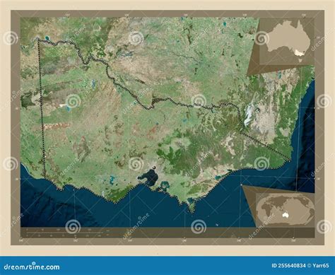 Victoria Australia High Res Satellite Capital Stock Illustration Illustration Of Territory