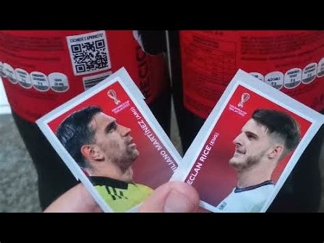 Figurinhas Da Coca Cola Emiliano Mart Nez Argentina E O Declan Rice