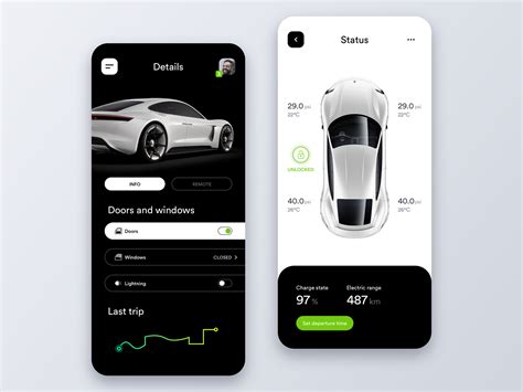 Vehicle Status Control App by Stan Kirilov for StanVision - SaaS Design Agency on Dribbble