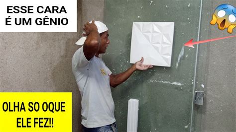 Porque Nao Pensei Nisso ANTES Colando PLACAS De Gesso Em Madeira