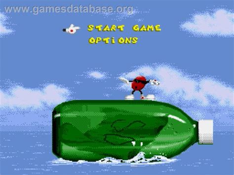 Cool Spot Sega Genesis Artwork Title Screen