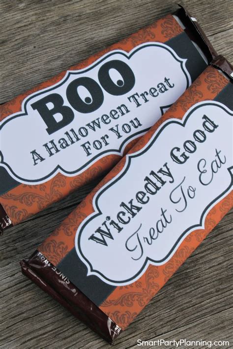 Free Halloween Candy Bar Wrappers That Will Be A Huge Hit