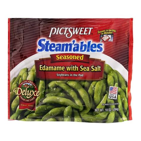 PictSweet Farms Steamables Farm Favorites Edamame with Sea Salt (10 oz) from FoodsCo - Instacart