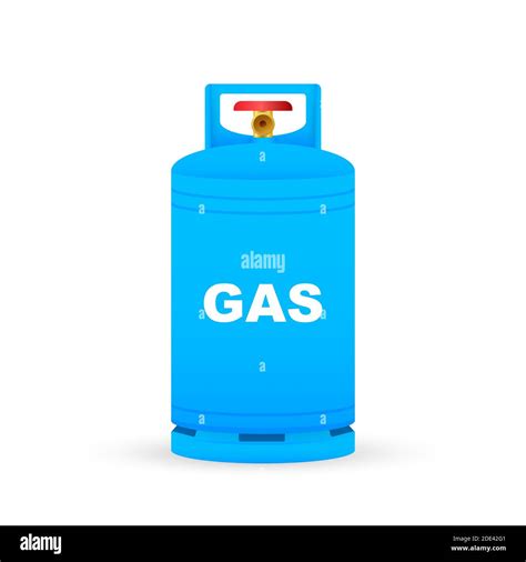 Réservoir Vectoriel De Bouteille De Gaz Contenant Icône De Bouteille De Propane Gpl Gaz