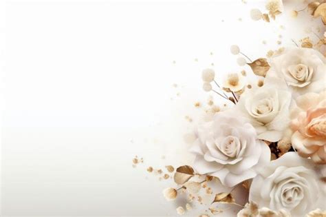 Fond De Fleurs De Mariage Photo Premium In Mariage Freepik