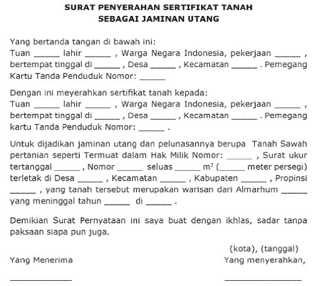 4 Contoh Surat Perjanjian Hutang Piutang Halaman 2 Lifestyle Katadata