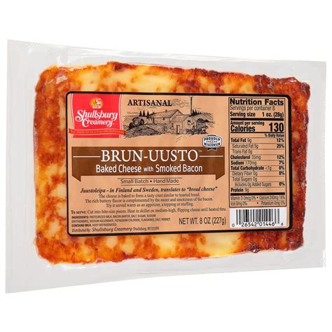 Shullsburg Creamery Baked Cheese With Smoked Bacon 8 Oz Shipt