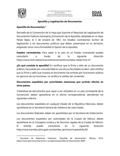 Guia Apostille Aspirantes Apostilla Y Legalizaci N De Documentos