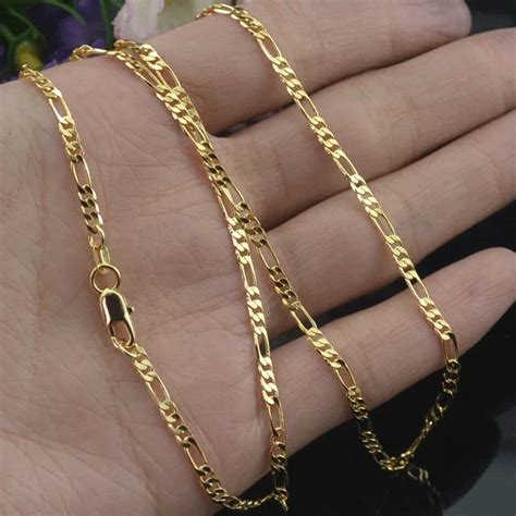 Modyle 2mm Width Gold Necklace For Women Men Silver Link Chains