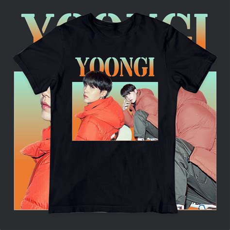 Jual MIN YOONGI SUGA HOMAGE TEE KAOS BTS Shopee Indonesia