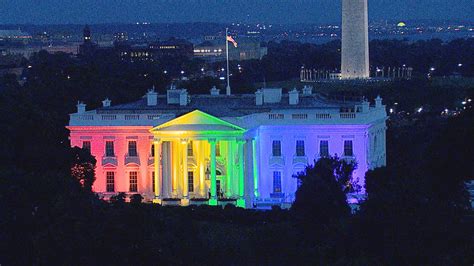 White House 'Pretty Cool' in Rainbow Colors, Says Obama