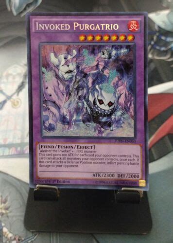 Invoked Purgatrio Secret Rare Fusion Enforcers Fuen Ebay