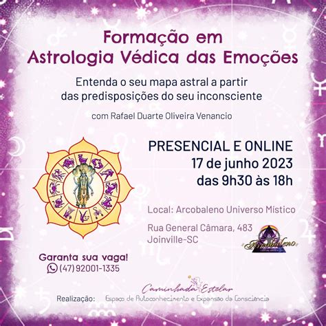 Formação em Astrologia Védica das Emoções Joinville 17 06 2023