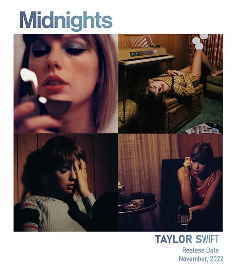 Taylor Swift Midnights 2022 New Album Midnight Digital Art By Taylor